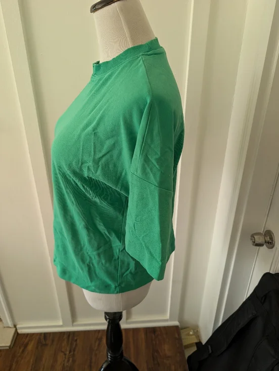 Mango Sita2 T-shirt Green Small - Picture 13 of 13